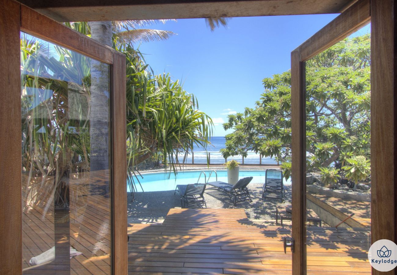 House in Saint-Gilles les Bains - Villa Bois de Vie - 217 m2 – direct beach access – Swimming pool - Grand Fond