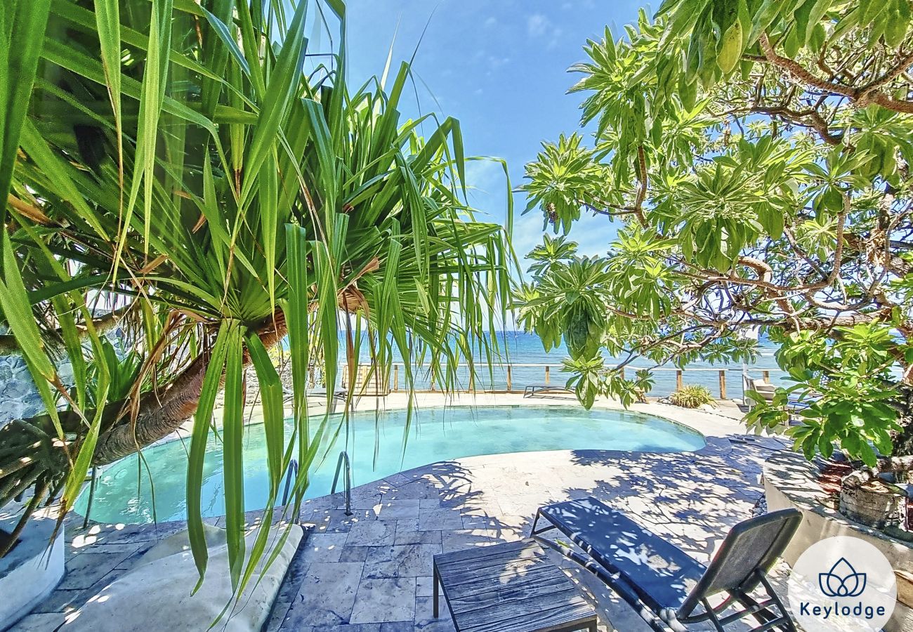 House in Saint-Gilles les Bains - Villa Bois de Vie - 217 m2 – direct beach access – Swimming pool - Grand Fond