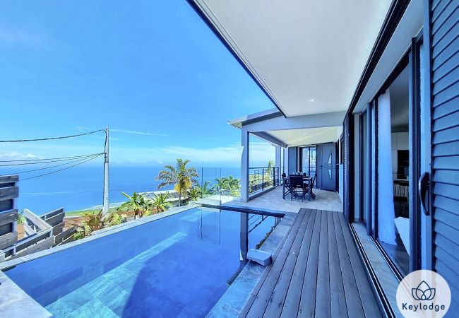 Maison à SAINT-LEU - Villa Bleu Camaïeu**** – avec piscine et vue mer – Saint-Leu